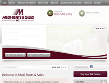 Tablet Screenshot of medirents.net